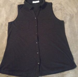 Faded Glory button up tank Size XL